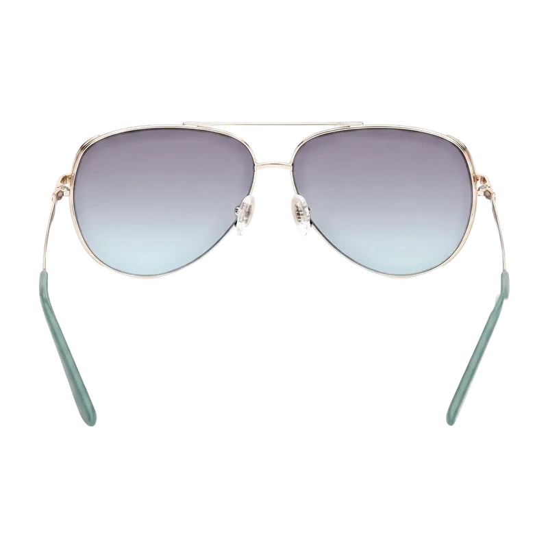 Aviator Sunglasses Gold Blue