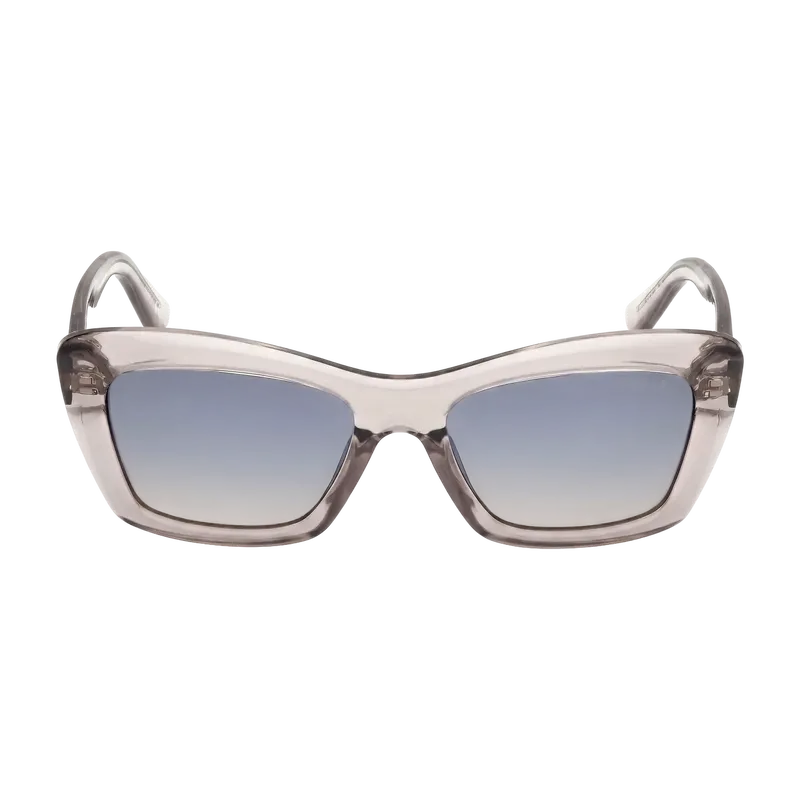 Plastic Rectangular Sunglasses Grey