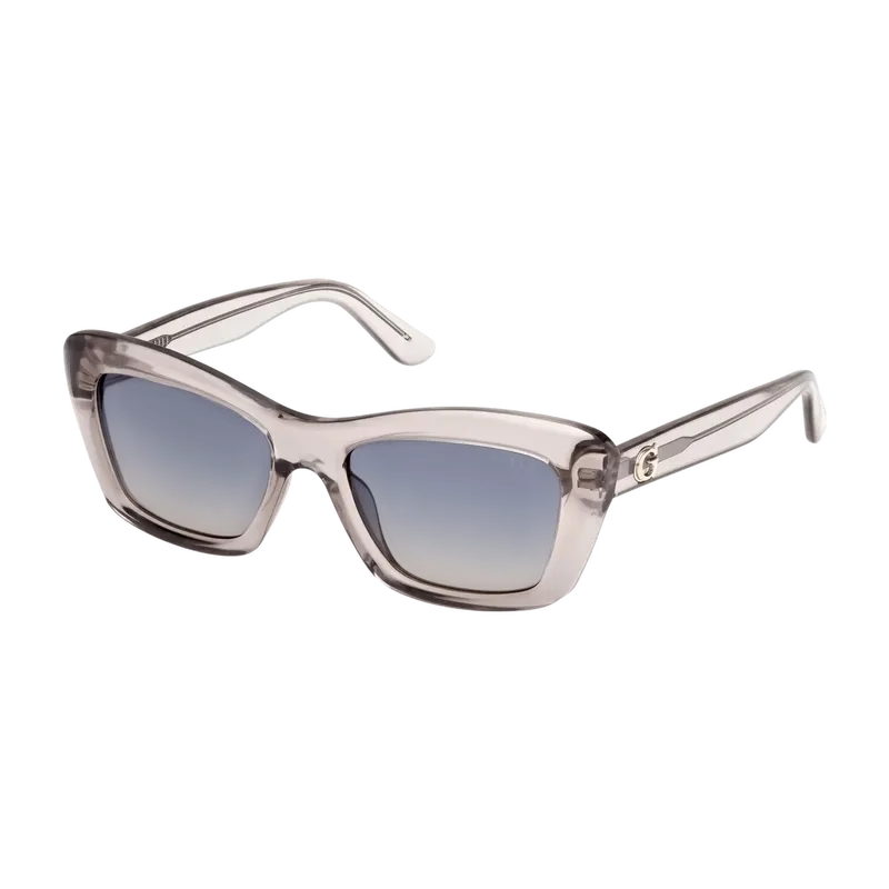 Plastic Rectangular Sunglasses Grey