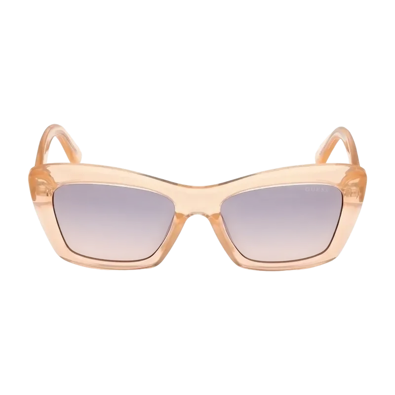 Plastic Rectangular Sunglasses Peach
