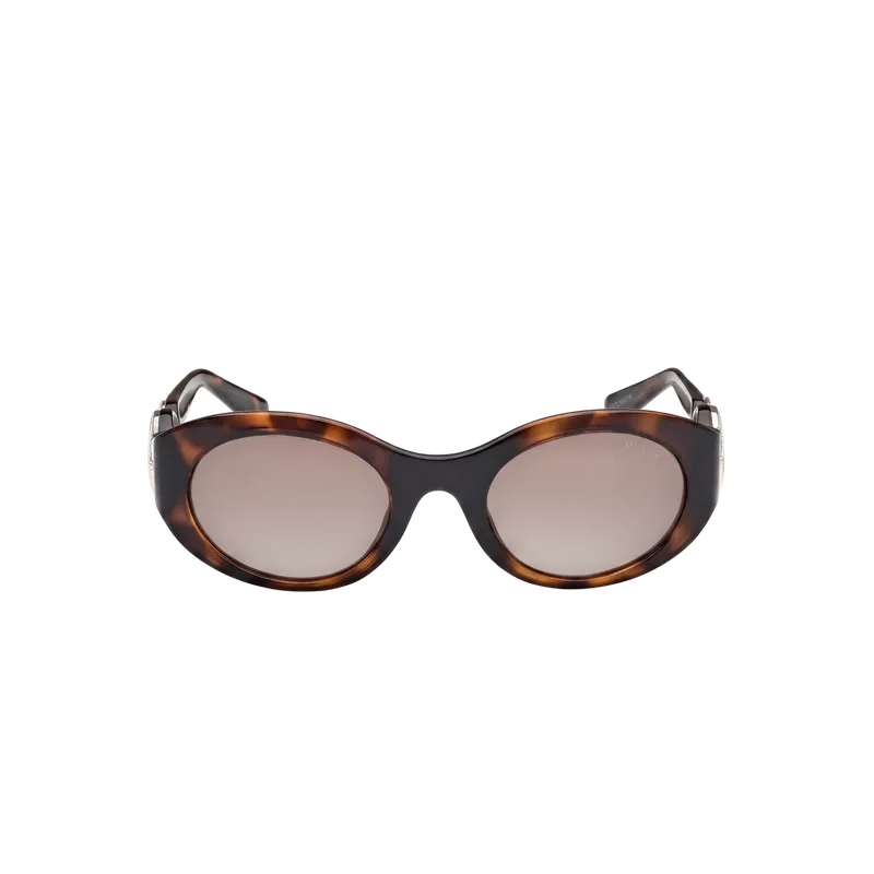 Oval Sunglasses Dark Havana