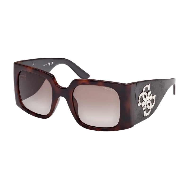 Square Sunglasses Dark Havana