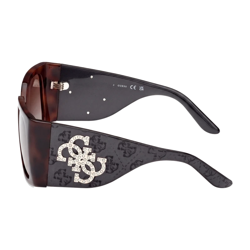 Square Sunglasses Dark Havana