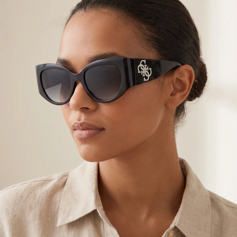Shiny Black Sunglasses