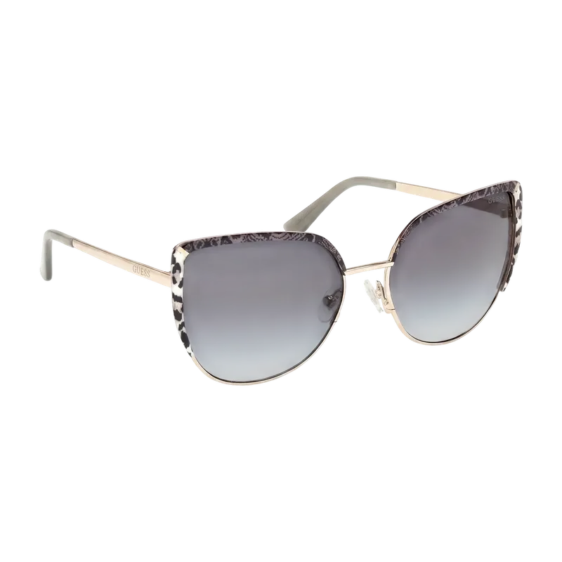 Cat-Eye Metal Sunglasses Gold