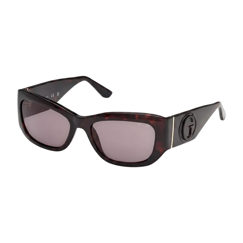Rectangular Sunglasses Dark Havana
