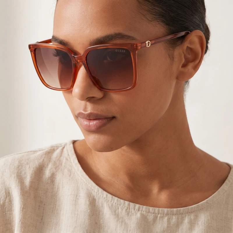 Square Sunglasses Orange