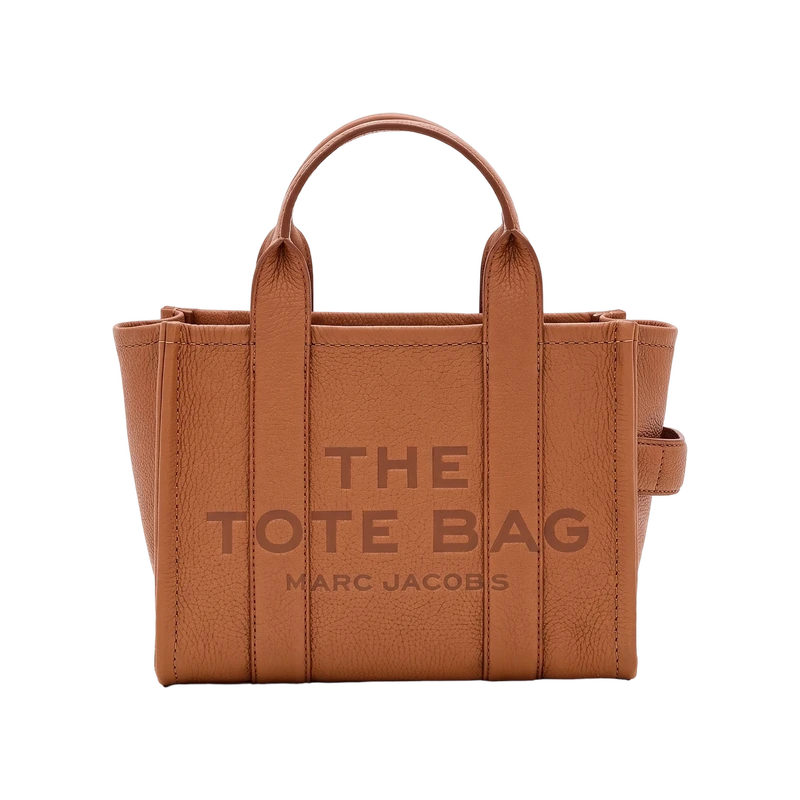 The Leather Small Tote Bag Brown 26cm L x 21cm H x 13cm D