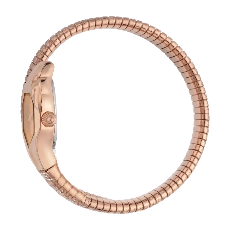 Glam Snake 22mm Quartz Gold