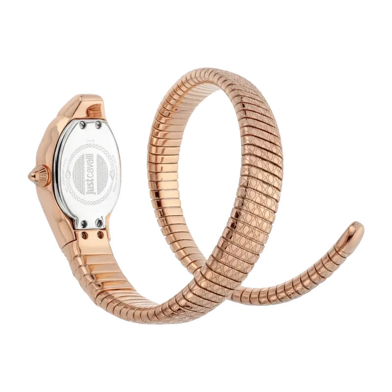 Glam Snake 22mm Quartz Gold