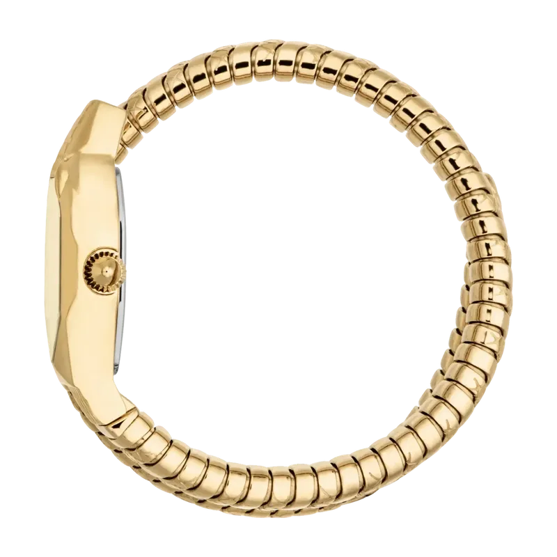 Signature Snake Aria Yellow Gold Champagne
