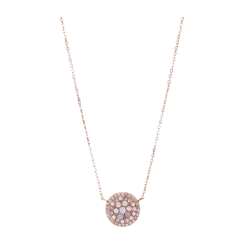 Merrit Mosaic Mother-of-Pearl Pendant Necklace