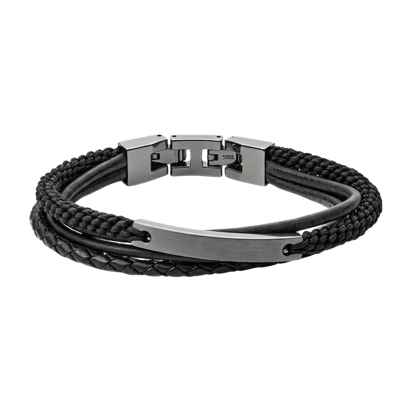 Ellis Steel Multi-Strand Bracelet