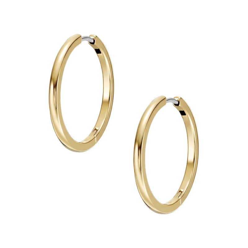 Ellis Essentials Gold-Tone Stainless Steel Hoop