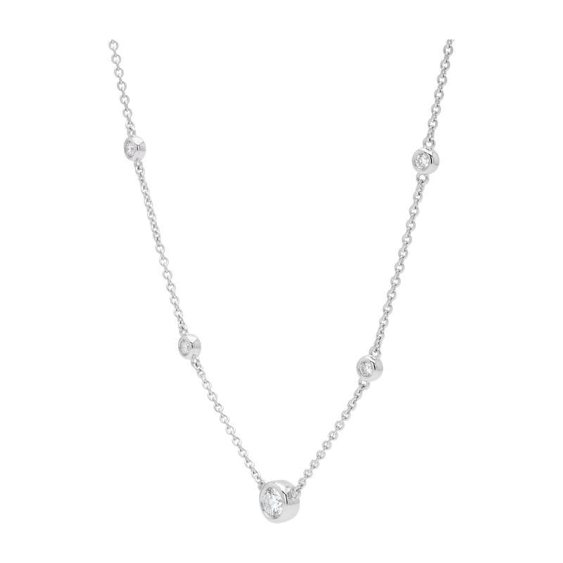 Glitz Sterling Silver Necklace Box Set