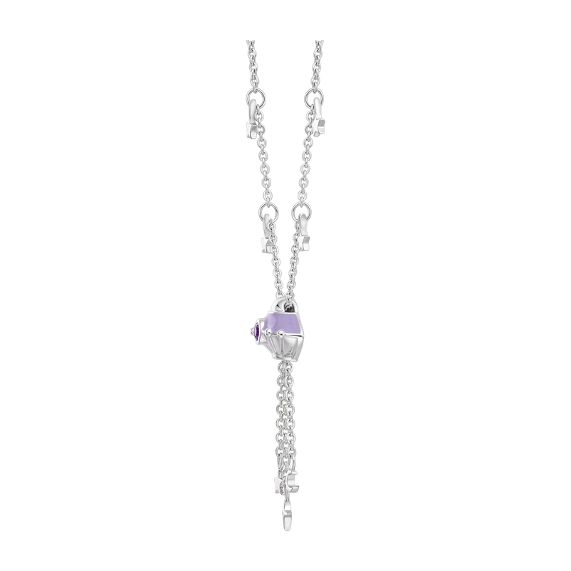 Zirconia Amethyst-Coloured Necklace