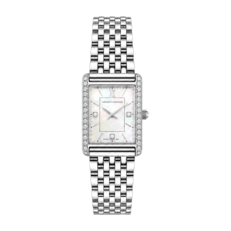 Boyfriend Carré Luxe Silver 31mm