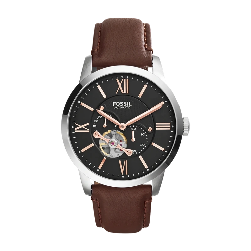 Townsman 45mm Automatic Leather Brown