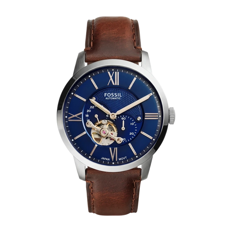 Townsman 44mm Automatic Brown Leather