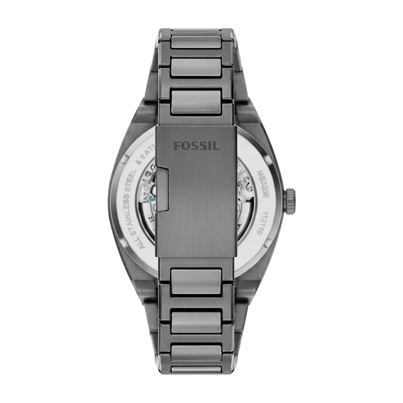 Everett 42mm Automatic Smoke Stainless Steel