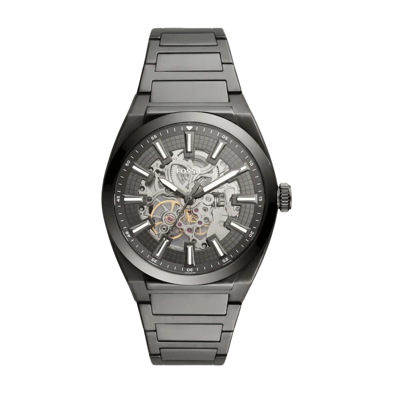 Everett 42mm Automatic Smoke Stainless Steel