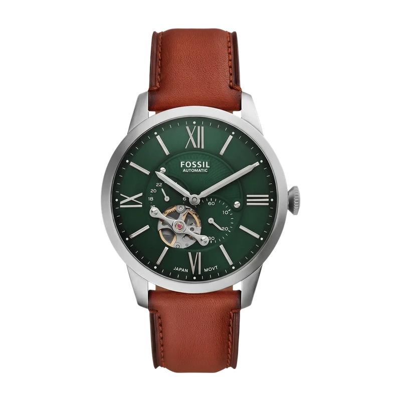 Townsman 44mm Automatic Brown Leather