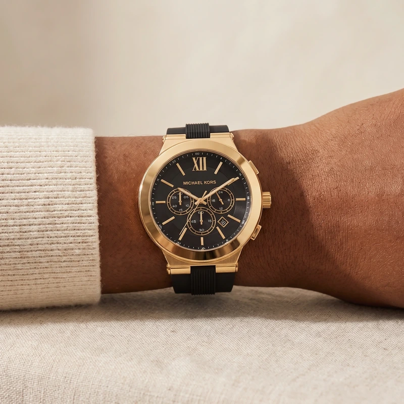 Oversized Billie Gold-Tone And Silicone