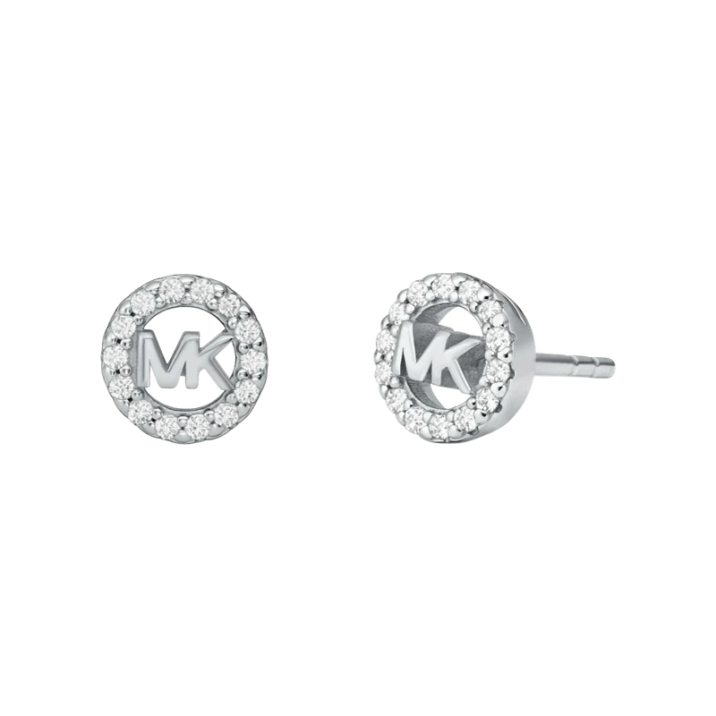Fulton Logo Sterling Silver Stud Earrings