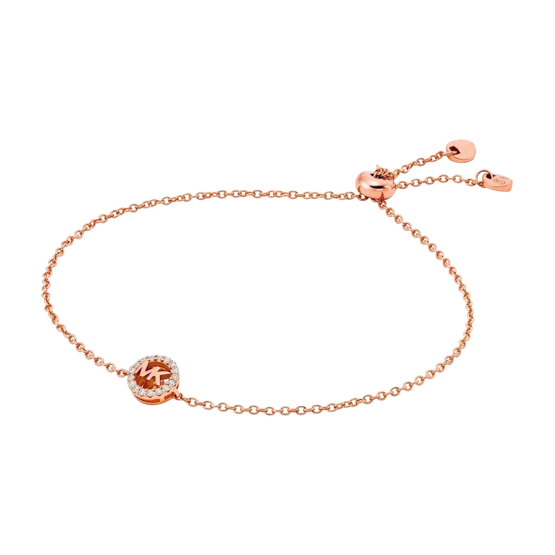 Fulton Slider Rose Gold-Plated Sterling Silver Bracelet