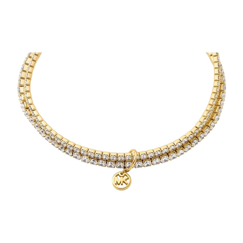 Brilliance Tennis Gold-Tone Bracelet 60mm
