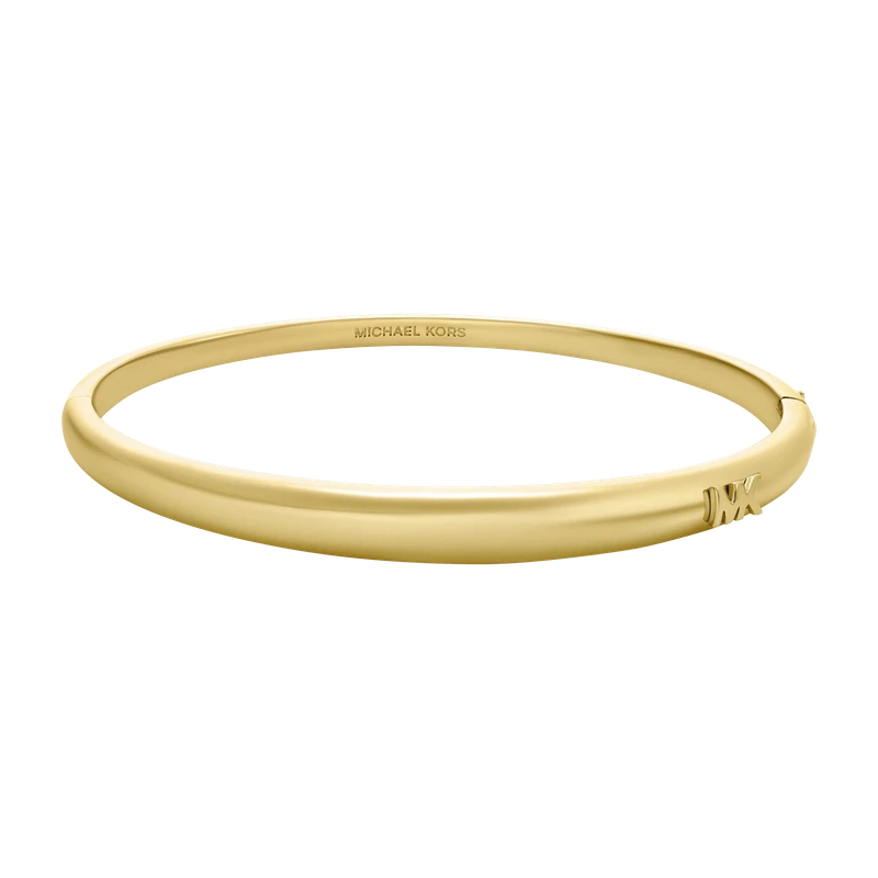 Metallic Muse Gold-Tone Bangle Bracelet 17.8cm