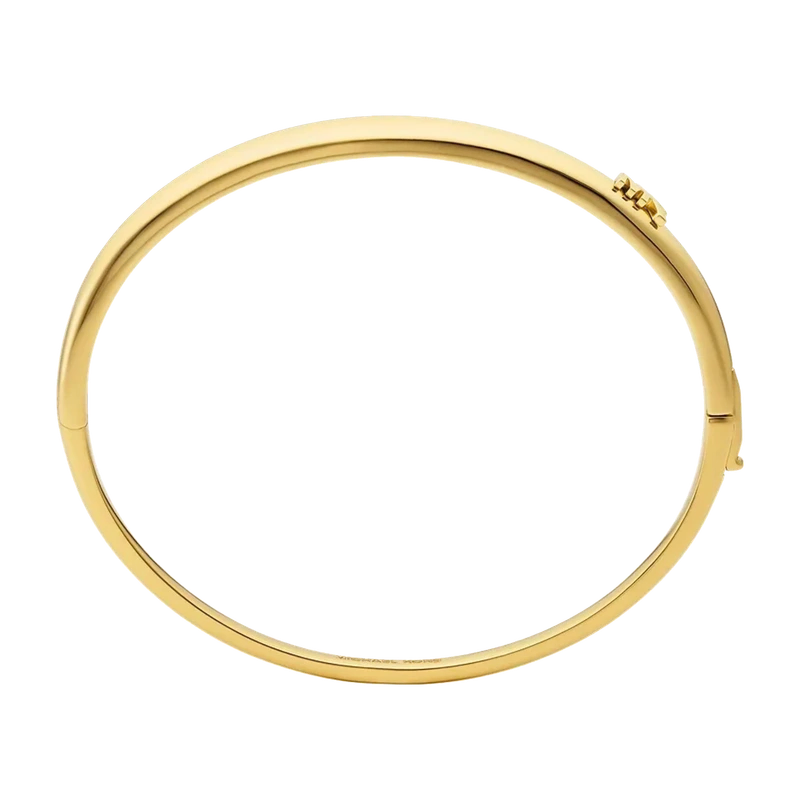 Metallic Muse Gold-Tone Bangle Bracelet 17.8cm