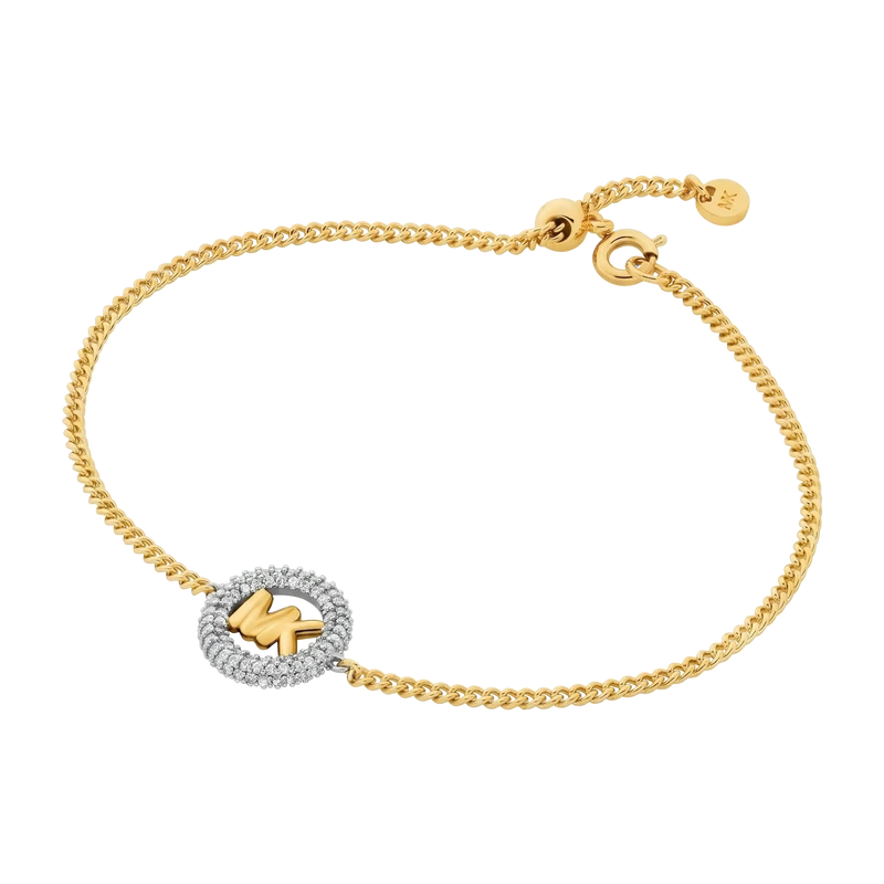 Pavé Logo Gold-Tone Bracelet 22cm
