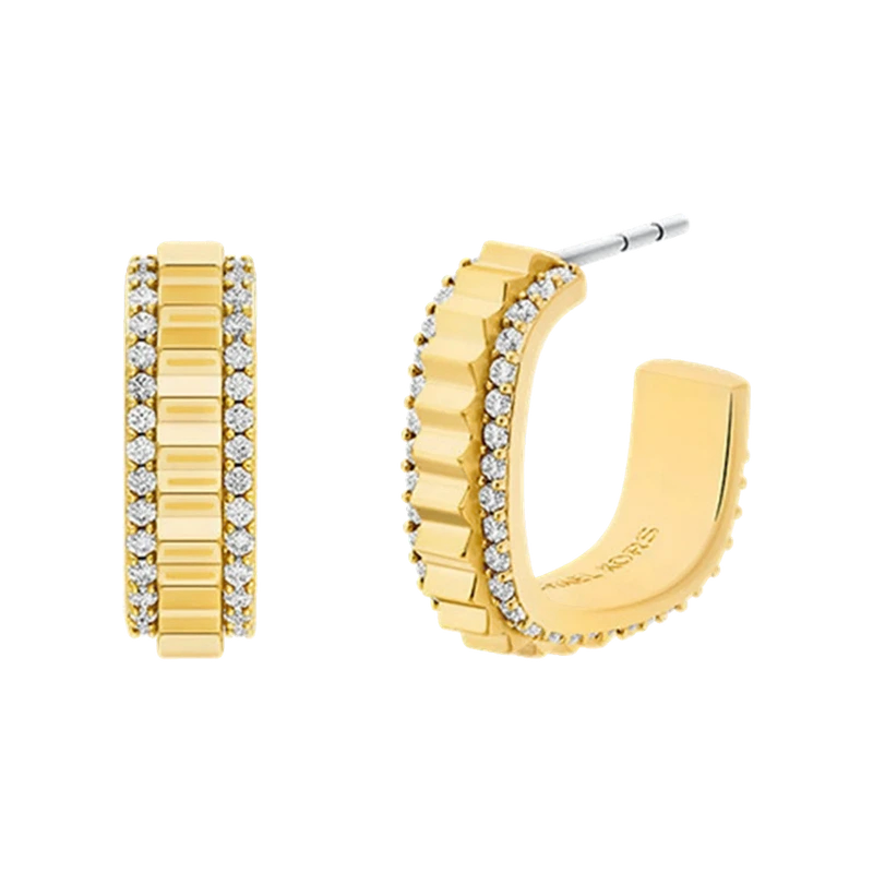 Lexington Small Gold-Tone Hoop Earrings