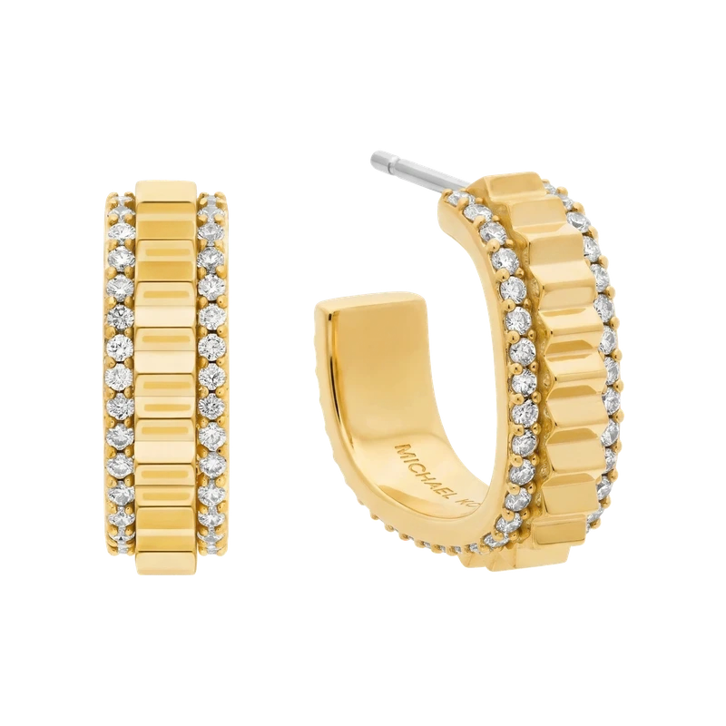Lexington Small Gold-Tone Hoop Earrings