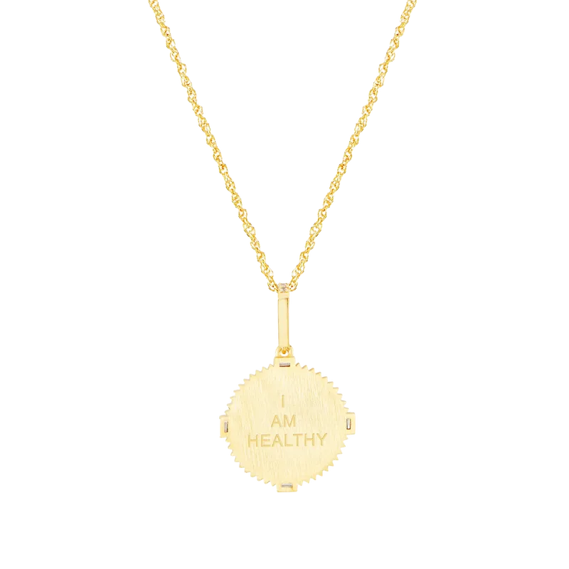 I Am Healthy Necklace (Malachite)
