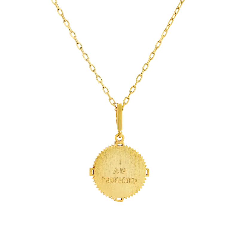 I Am Protected Necklace (Green Aventurine)