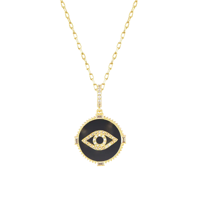 I Am Protected Necklace (Black Onyx)