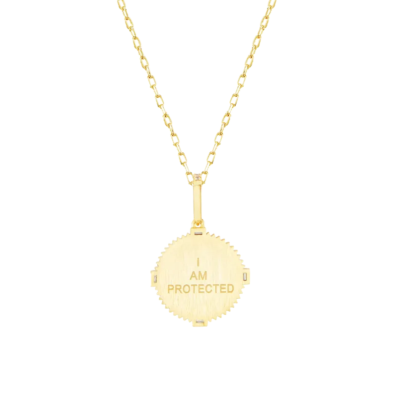 I Am Protected Necklace (Black Onyx)
