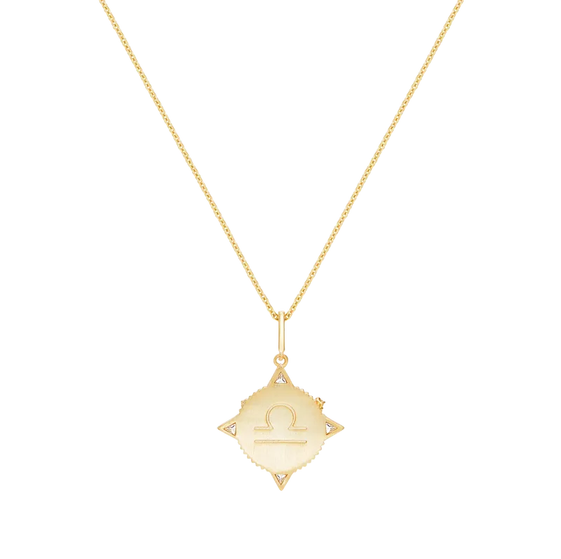 Written In The Stars - Libra Necklace Blue 200mm