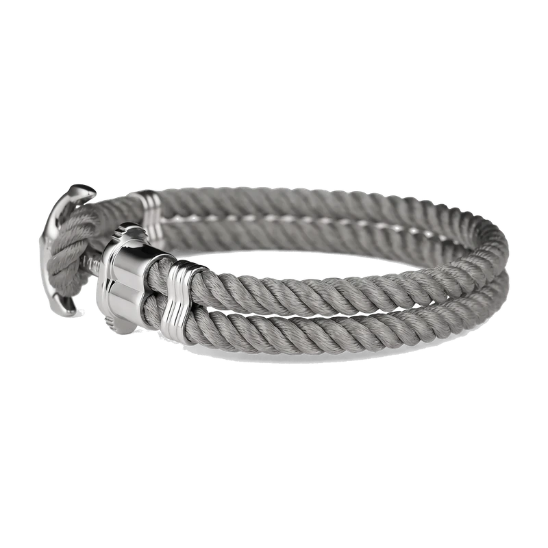 Phrep Bracelet Silver Grey 18-19 cm