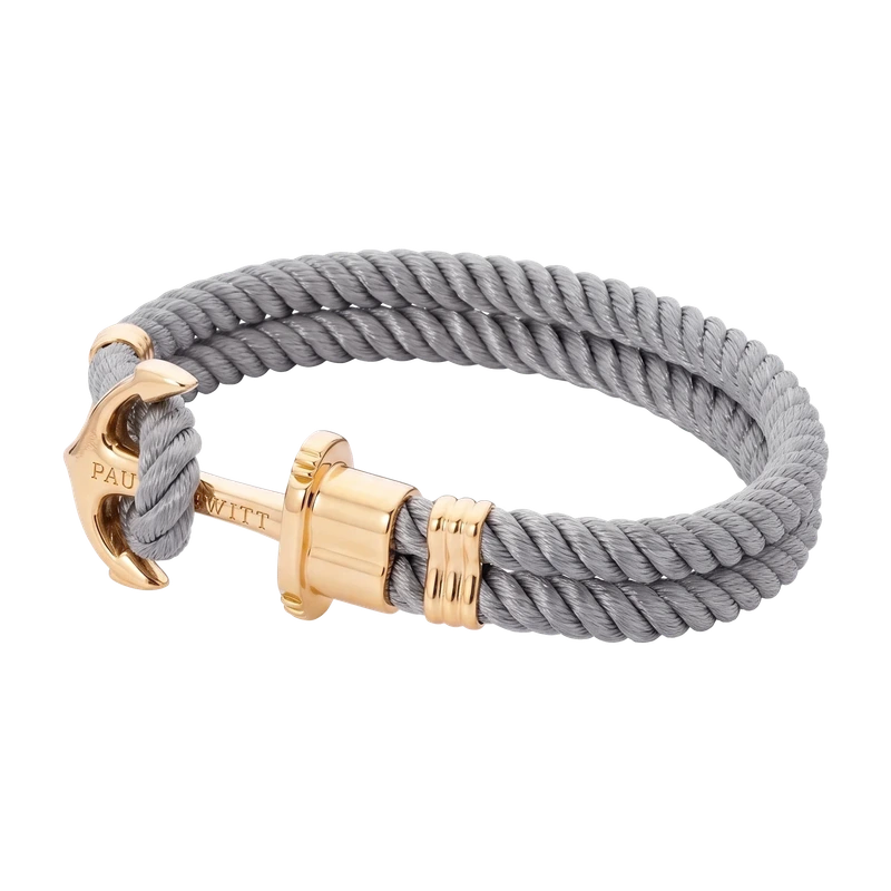 Phrep Bracelet Gold Grey 15-16 cm