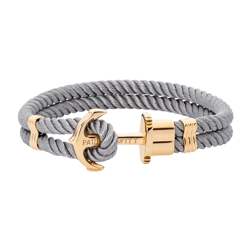 Phrep Bracelet Gold Grey 15-16 cm