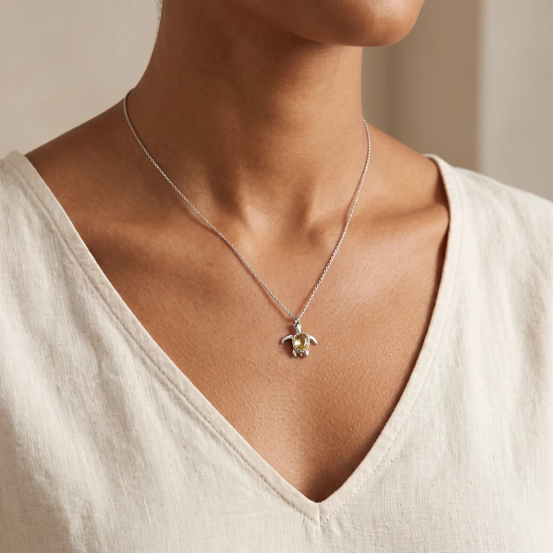 Turtle Mono Necklace