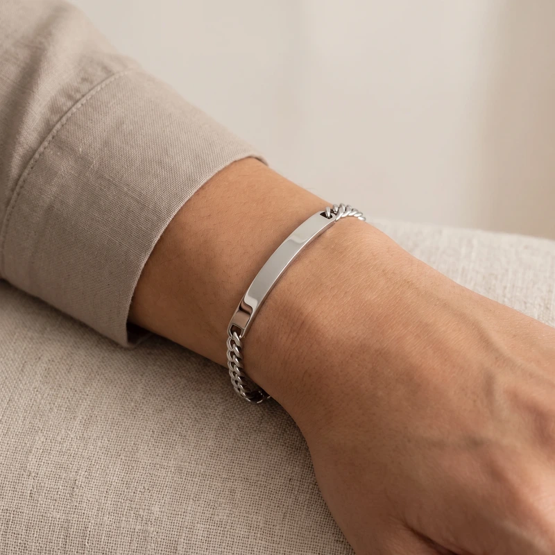 ID Bracelet Silver