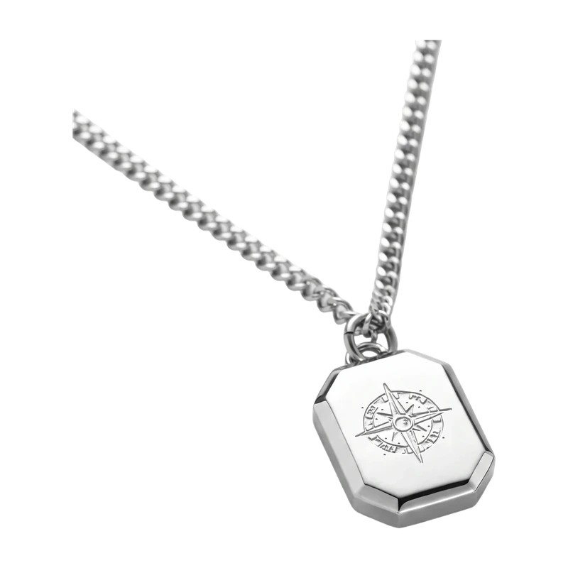Octagonal Necklace Windrose