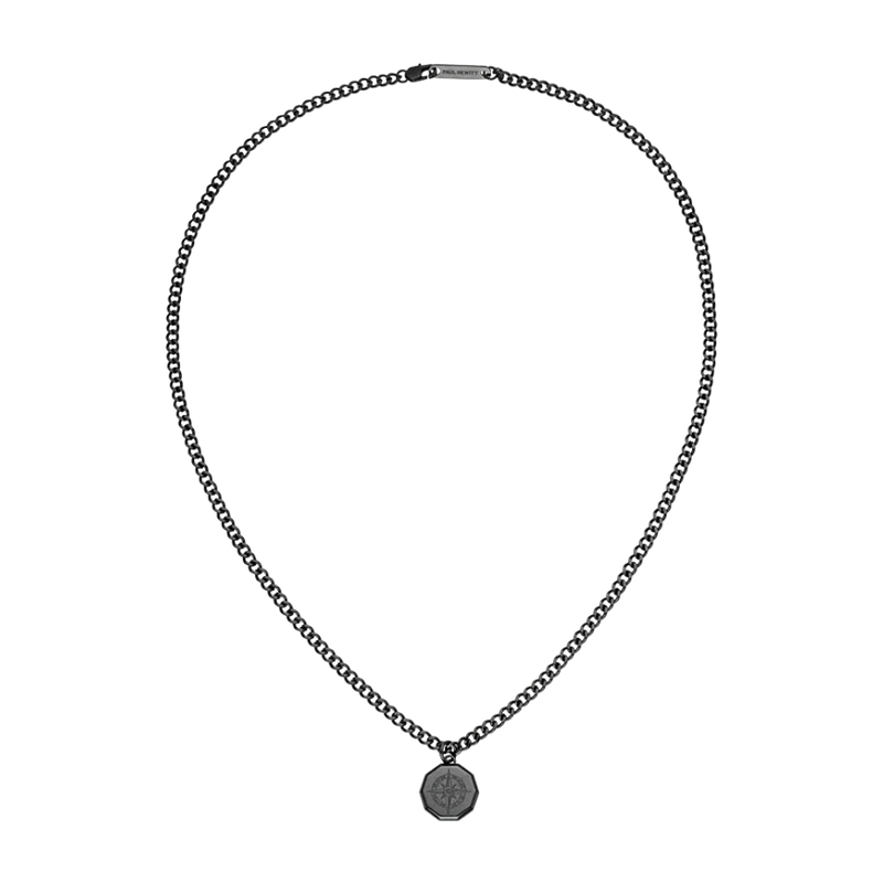 Windrose III Necklace Black