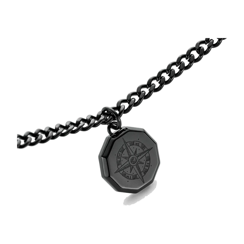 Windrose III Necklace Black