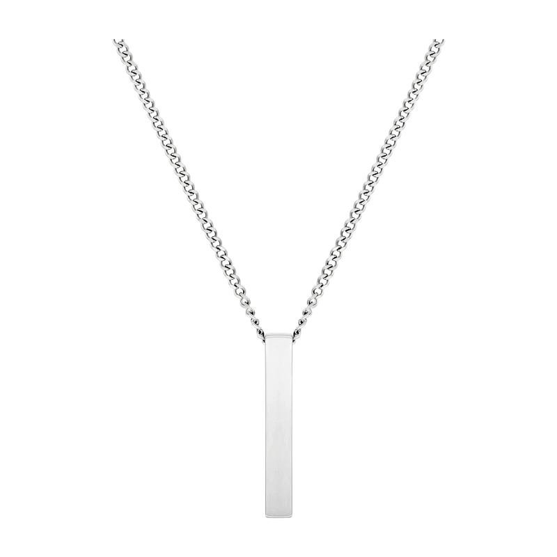 Pillar Pendant - Silver