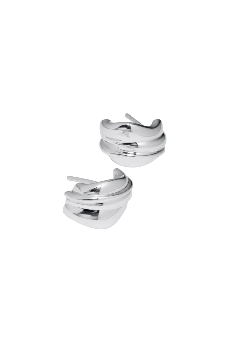 Foreshore - Satin Recycled Gold Vermeil Earrings